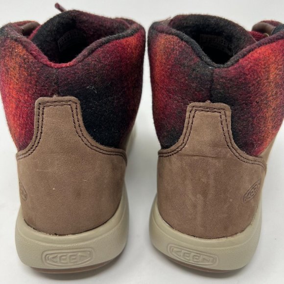 Keen Kids Brown and Red Boots - Picture 8 of 11